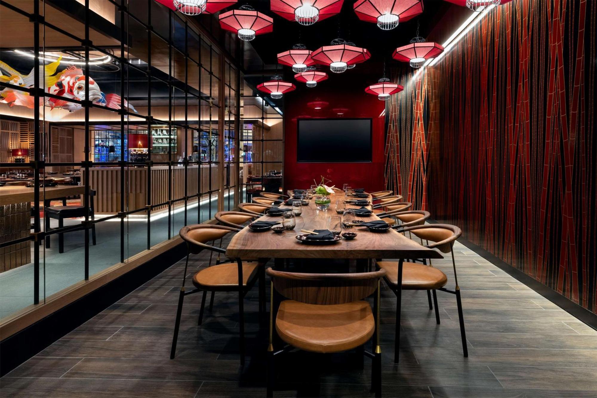 Las Vegas Hilton At Resorts World Luaran gambar Interior of the restaurant